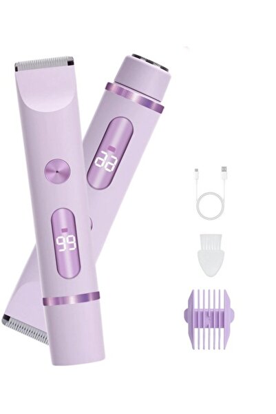 Morvena Picks Epilator electric 2-în-1 pentru femei, trimmer pentru zona biki...
