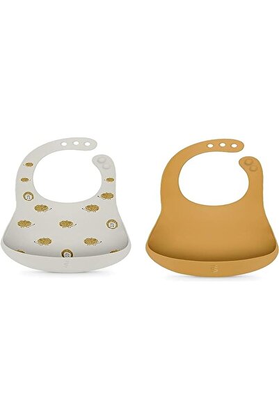 Generic Suavinex Silicone Bib, Waterproof and Flexible, Rollable, with Adjust...