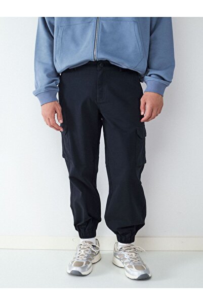 BALMAIN Pantaloni cargo cu manșete