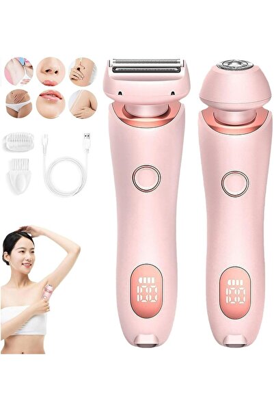 Morvena Picks Aparate de ras 2-în-1 pentru femei - Epilator electric - Trimme...