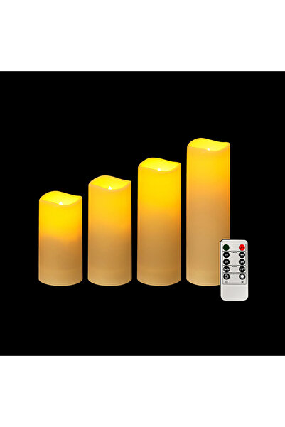 Morvena Picks Lampă electronică tip lumânare cu simulare LED, decor de atmosf...