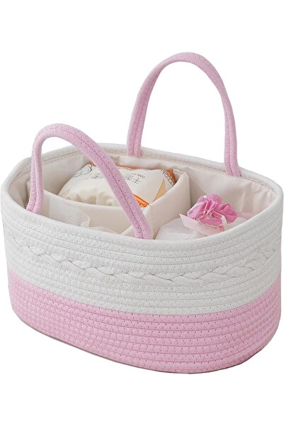 Generic Baby Nappy Caddy, Nappy Organiser, Stylish Nursery Bohemian Cotton Ro...
