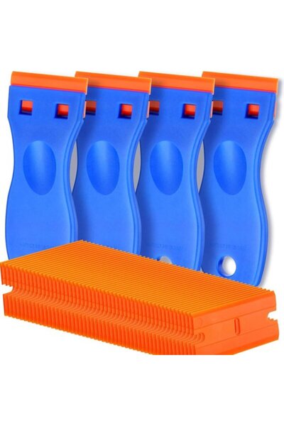 Morvena Picks Set de 4 raclete din plastic - Include 10 lame - Instrument pen...