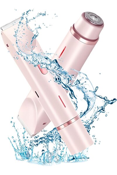 Morvena Picks Aparat de ras și epilator electric 2-în-1 pentru femei, reîncăr...
