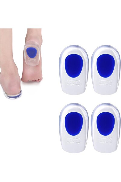 Morvena Picks Pernuțe duble din silicon cu gel pentru călcâi, pentru ameliora...