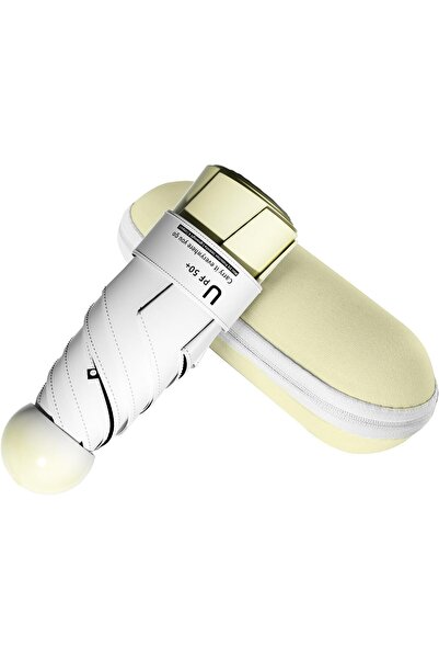 Generic BAODINI Travel Mini Umbrella for Purse With Case-Small Compact UV Umb...