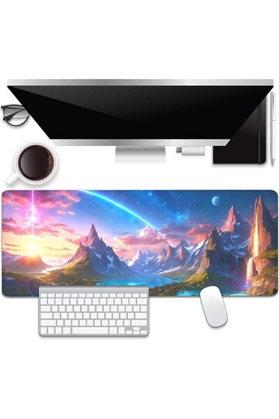 GENERAL Cottagecore Mouse Pad Surprise Song Piano Floral Desk Pad,Cute Desk M...