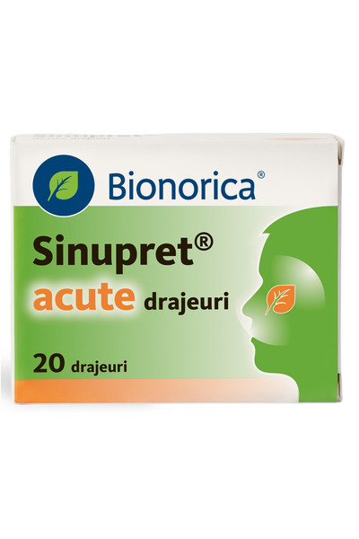 bionorica Синупрет Акют, 20 оболектирани таблетки