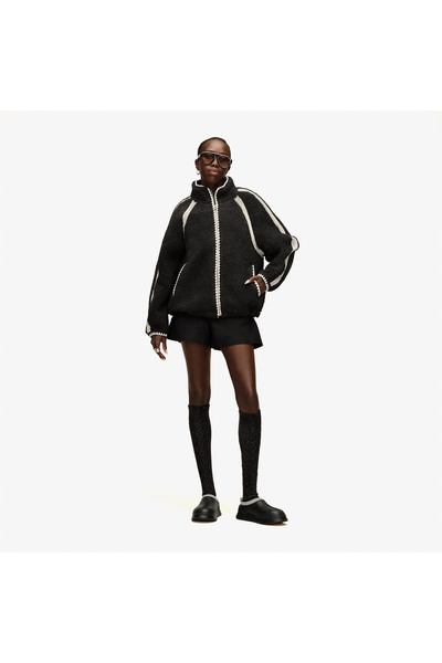 UGG Frankie Short Trucker Kadın Siyah Mont