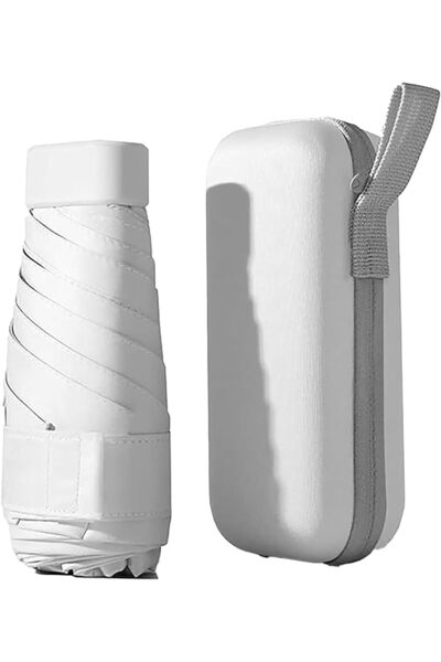 Generic Mini Umbrella, Small Umbrella for Purse & Travle with Case; for Sun a...