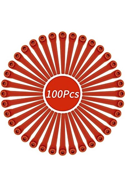 Morvena Picks 100 lame din plastic, compatibile cu trimmerul de gazon EasyCut...