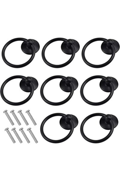 Morvena Picks Un set de 8 capace pentru sertare de mobilier, butoane rotunde,...