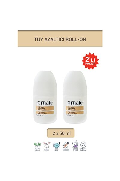 ORNATE Karınca Tüy Azaltıcı, Beyazlatıcı, Koku ve Ter Karşıtı Unisex Doğal Ro...
