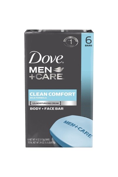 Dove Erkek+Care Men+Bakım Vücut Sabunu ve Yüz Çubuğu Nemlendirmek Için Cilt T...