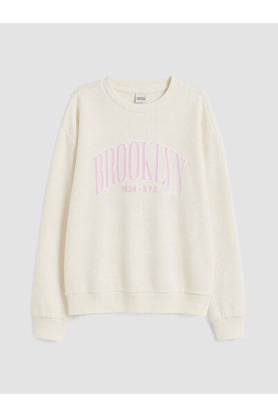 LC Waikiki Nyc Printed Girls' Sweatshirt from Uzg Store for Style Enthusiasts
