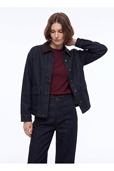 JEEP Lacivert Kadın Denim Ceket J6WL-CKT7046