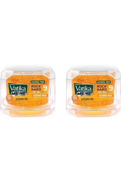 Vatika Naturals Menz Extreme Hold Rock Hard Styling Gel 250ml (Pack of 2)