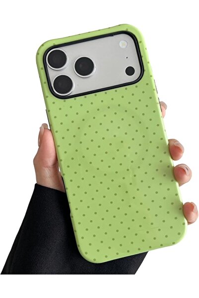 GENERAL ZTOFERA for iPhone 17 Pro Case Fit for MagSafe, Dots Pattern-White
