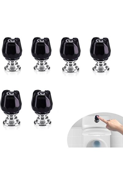 Morvena Picks Set de 6 autocolante decorative în formă de diamant pentru buto...