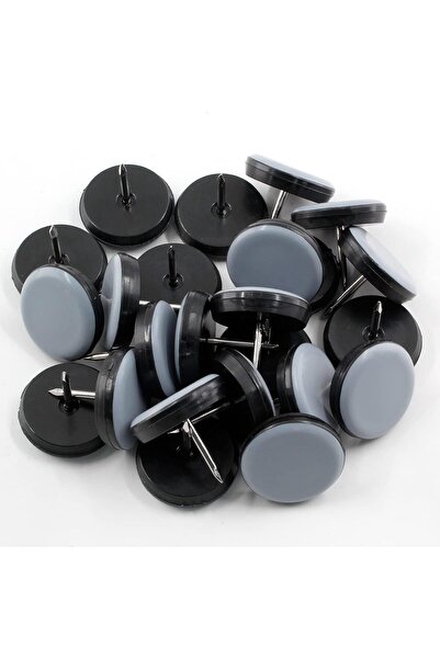 Generic 24pcs 3/4" (19mm) Nail on Furniture Sliders, Round