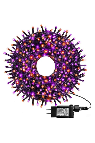 Morvena Picks Lumini de Crăciun și Halloween de exterior cu 800 LED-uri, lumi...