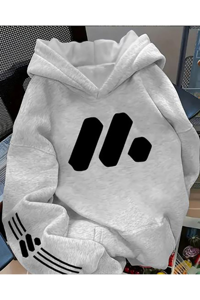 Generic Brand SWEATSHIRT CU MÂNECĂ LUNGĂ CU IMPRIMEU ÎN TREI TIPURI DE MODEL