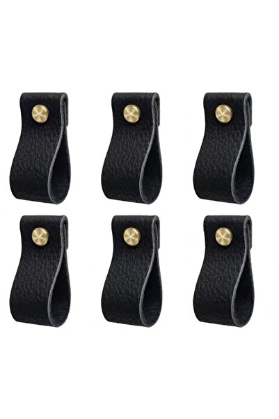 Morvena Picks Set de 6 mânere din piele - 2,5*18 cm - mânere din piele pentru...
