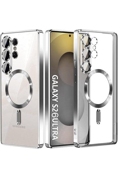 GBUFIYSN Magnetic Case for Samsung Galaxy S26 Ultra: Electroplated Pu Leather...