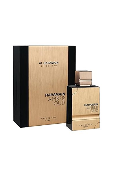 Al Haramain عطر أمبر عود بلاك إيديشن (للنساء) عطر مركز 100 مل