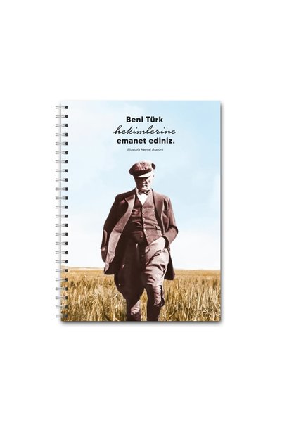 Be Online Atatürk Özel Seri Collection Sert Kapak A5 Defter - Çizgili 150 Sayfa