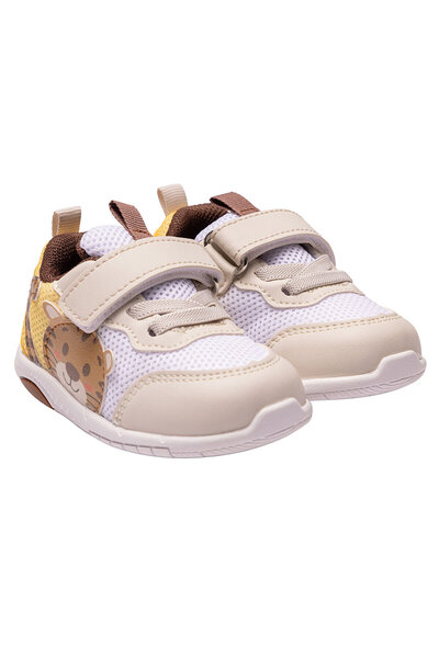 ebebek BabyWalk BabyWalk Erkek Bebek Spor Ayakkabı Hayvan Baskılı Cırt Bantlı