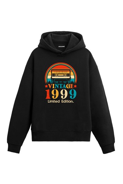 Colermi سويت شيرت بقلنسوة بتصميم Vintage Mixtape 1999