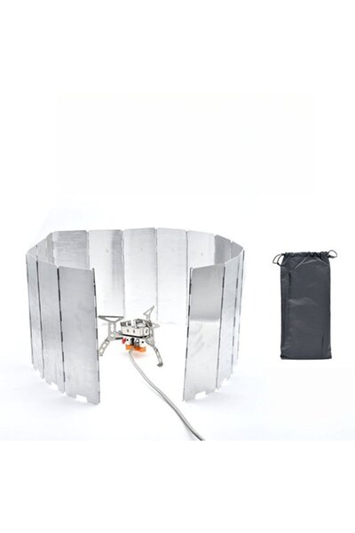 Morvena Picks 16 tăvi de gătit pliabile, rezistente la vânt, din aluminiu, cu...