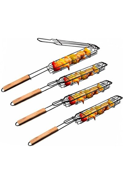 Morvena Picks 4 Bucăți, Coș pentru grătar, BBQ, Coș pentru grătar BBQ, 49*4*5...