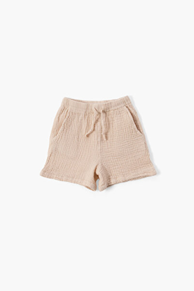 İpekçi Otantik Nomad Junior Girls' Muslin Shorts Beige