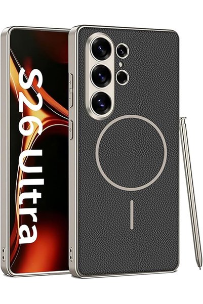 Noor Spark For Samsung Galaxy S26 Ultra 6.9" Mobile Phone Case, Premium Leath...