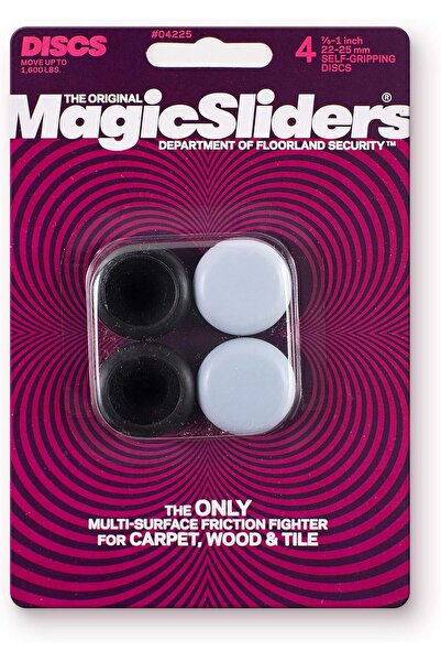 Generic MAGIC SLIDERS L P 4225 4 Pack 7/8-1" RND Slider