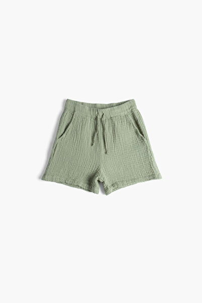 İpekçi Otantik Nomad Junior Girls' Muslin Shorts Island Tea