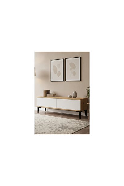 Vivense APLOS TV SEHPASI, SAFİRMEŞE BEYAZ, 120 CM, TSA1299DB