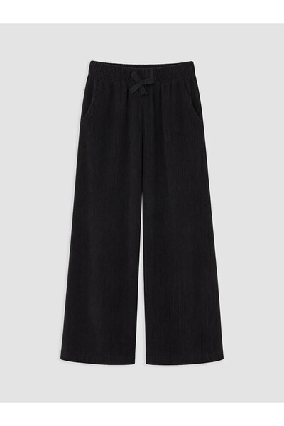 LC Waikiki Rmz Gi̇yi̇m Farkiyla Wide Leg Girls' Velvet Trousers