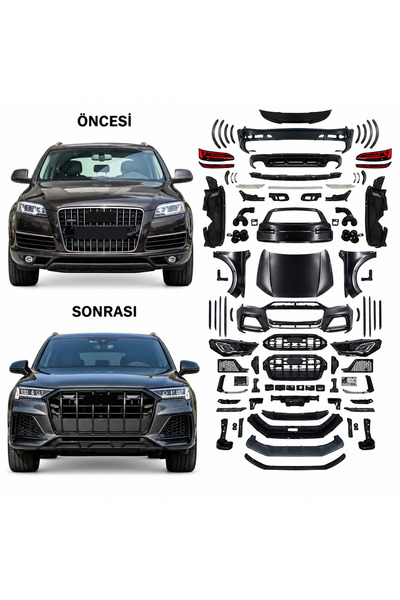 AksoyTuning Audi Q7 4L 2006–2015 Uyumlu 4M 2020–2024 SQ7 Dönüşüm Seti