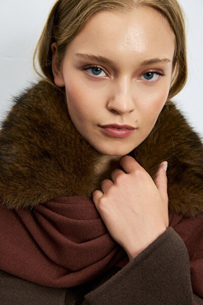 Lufian Belinda Removable Women's Fur Shirt Jacket with Wool Content 122120062