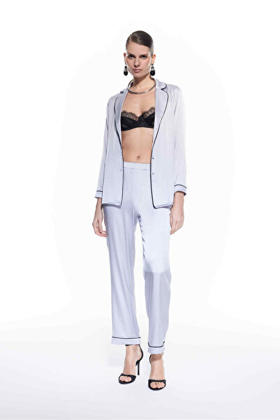 Carmen İpek Pijama Takım Bebek Mavisi