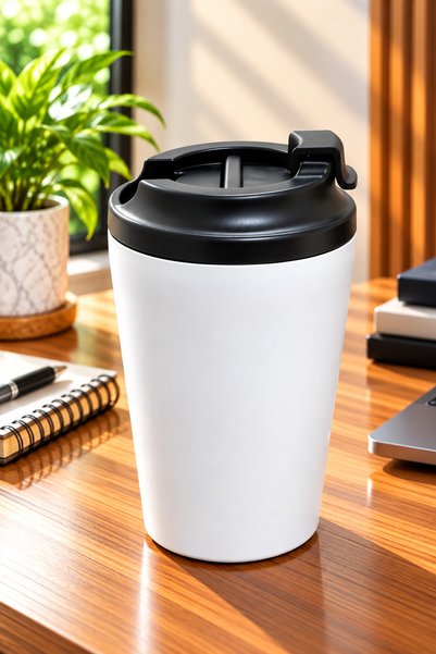 Generic Brand Travel Thermal Mug with Secure Lid – Multiple Colors