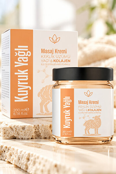 Ordovital Doğal Kuyruk Yağı Kremi 200 ml - Eklem, Kas ve Diz Bölgesi Yoğun Ma...