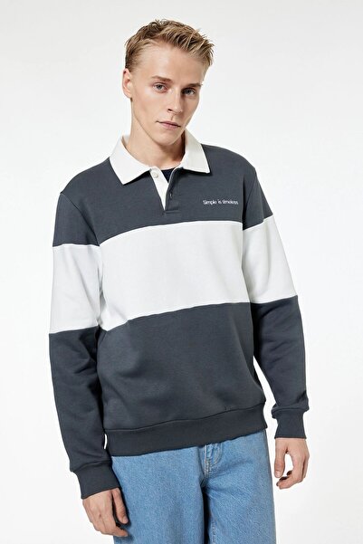 Koton Men's Sweat 7Wam70026Mk931