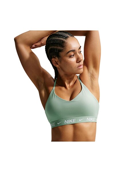 Nike Γυναικείος Αθλητικός Στηθόδεσμος Προπόνησης Dri-FIT Indy Ελαφριάς Υποστή...