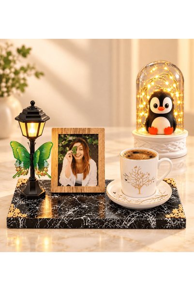 hediye arıları Photographed Street Lamp Tree of Life Porcelain Coffee Cup and...