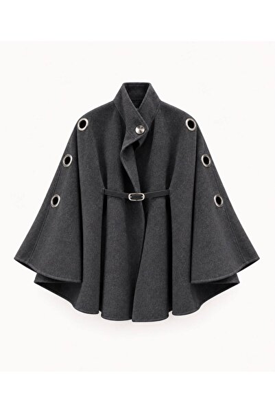 Kedi Fashion Kuş gözlü panço
