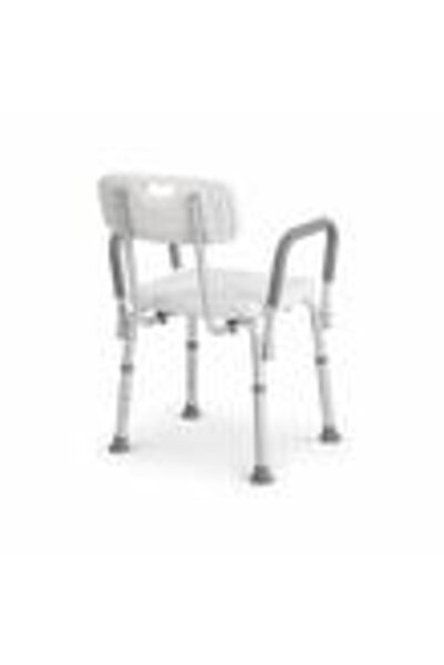 Tesa Scaun de duș cu spătar și mânere, reglabil pe înălțime, din aluminiu, max. 150 kg, TMS 551B DEVA